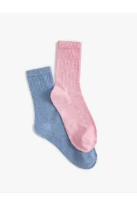 Koton Set of 2 Socks, Multicolored Textured #9292322