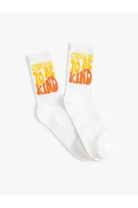 Koton Slogan Patterned Socks #9292709