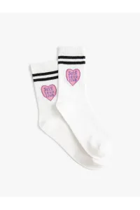 Koton Slogan Patterned Socks #9267329