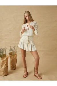Koton Crochet Detailed Mini Skirt