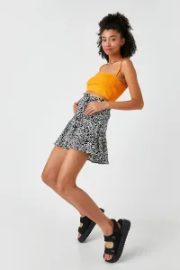 Koton Floral Mini Shorts Skirt