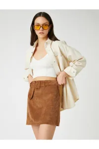 Koton Belted Mini Skirt