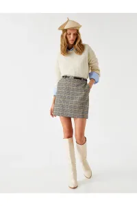 Koton Crowbar Skirt With Belt #5309204