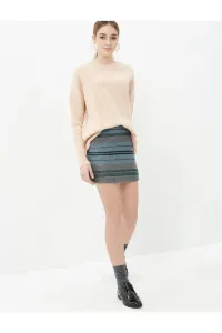 Koton Women's Blue Patterned Skirt #4317073