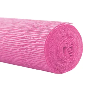 Krepový papier floristický, žiarivý ružový