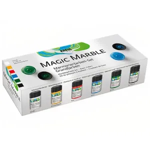 Sada farieb Hobby Line - Magic Marble  (Farby na mramorovanie)