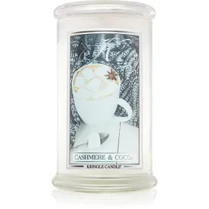 Kringle Candle Cashmere & Cocoa vonná sviečka 624 g