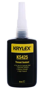 Krylex Ks425, 50Ml Thread Sealant, Bottle, 50Ml, Brown