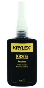 Krylex Kr206, 50Ml Retaining Compound, Bottle, 50Ml, Green