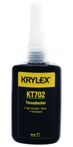 Krylex Kt702, 50Ml Thread Locker, Bottle, 50Ml, Green
