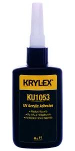 Krylex Ku1053, 50G Light Cure Adhesive, Bottle, 50G, Clear