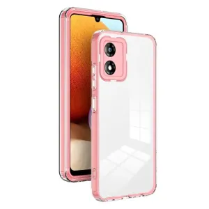 Kryt Clear Color Case ružový – Motorola Moto E13
