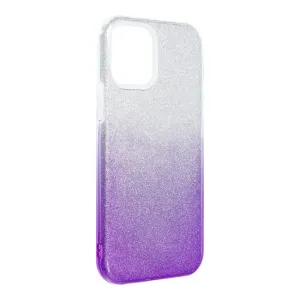 Silikónové puzdro na Apple iPhone 12/12 Pro Forcell SHINING strieborno fialové