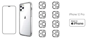 START PACK - hydrogel ochranná fólie + 8ks folie na zadní kameru + transparentní kryt pro iPhone 12 Pro