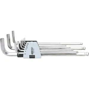 Súprava nerezových uhlových čapových kľúčov XL KS Tools