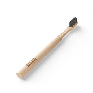 KUMPAN ASCH01 bambusová zubná kefka s aktívnym uhlím Soft 1 ks