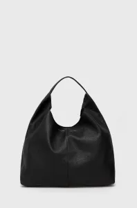 Kožená kabelka Kurt Geiger London čierna farba #202705