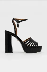 Kožené sandále Kurt Geiger London Pierra čierna farba, 8882200309