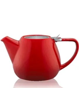 Kusmi Tea Keramická čajová kanvica T.Totem s filtrom, 1,1 l, červená 5000000287