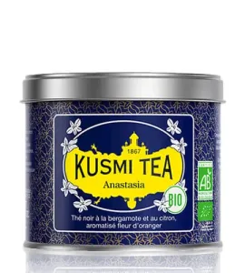 Kusmi Tea Sypaný čierny čaj Anastasia Bio, kovová dóza 100 g 21642A1070