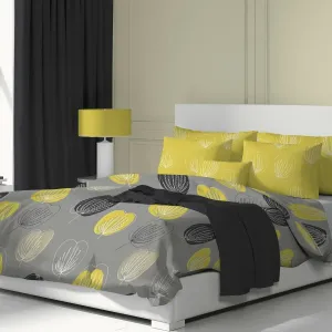Kvalitex Klasické posteľné bavlnené obliečky GRACE šedá 140x200, 70x90 cm