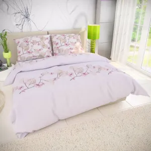 Kvalitex Klasické posteľné bavlnené obliečky 140x200, 70x90 cm MARY ružová