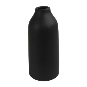 Čierna keramická váza DEBBIE 23 cm