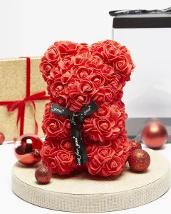 Červený medveď s ružami - Príslušenstvo