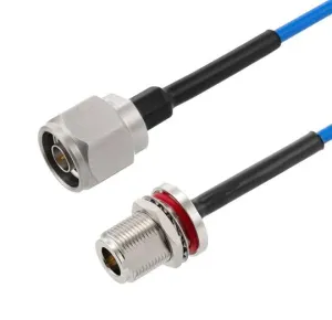 L-Com Lcca30010-Ft1 Rf Cable, N-Type Plug-Jack, 1Ft