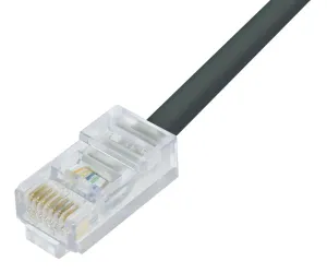 L-Com Trd695Od-3 Cat6 Outdoor Patch Cable, Rj45/rj45, Black, 3.0 Ft