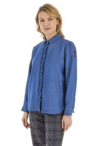 Košeľa La Martina Woman Shirt L/S Light Lyocell Modrá 1 #8058949