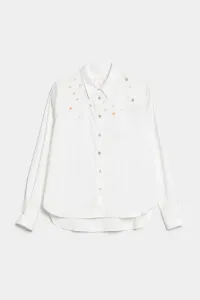 Košeľa La Martina Woman Shirt L/S Silky Poplin Biela 1 #6939364