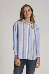 Košeľa La Martina Woman Shirt L/S Striped Poplin Biela 1