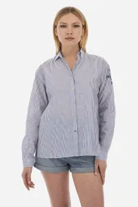 Košeľa La Martina Woman Shirt L/S Voile Cotton S Modrá 1