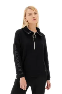 Mikina La Martina Woman Fleece Sweater Fleece Čierna 4