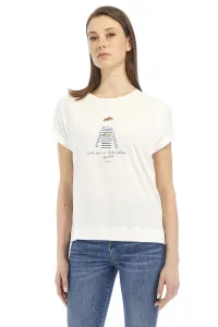 Tričko La Martina Woman T-Shirt S/S 40/1 Cotton Biela 5 #5453912