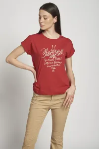 Tričko La Martina Woman T-Shirt S/S 40/1 Cotton Červená 2 #3764615