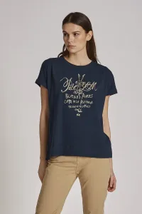 Tričko La Martina Woman T-Shirt S/S 40/1 Cotton Modrá 1 #3764619