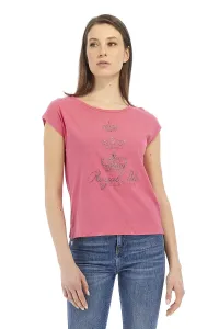 Tričko La Martina Woman T-Shirt S/S 40/1 Cotton Ružová 5 #5453941