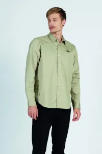 Košeľa La Martina Man Shirt L/S Cotton Twill Zelená S