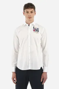 Košeľa La Martina Man Shirt L/S Poplin Biela Xl #8058254