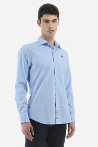 Košeľa La Martina Man Shirt L/S Poplin Modrá Xxl #5453531