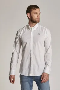 Košeľa La Martina Man Shirt L/S Poplin Stretch Biela S #5658497