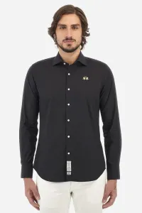 Košeľa La Martina Man Shirt Poplin Čierna M