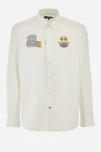 Košeľa La Martina Man Shirt S/S Poplin Biela Xl