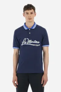 Polokošeľa La Martina Man Polo S/S Cotton Jersey Modrá Xl #8267972