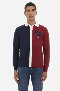 Sveter La Martina Man L/S Polo Sweater Cotton Rôznofarebná Xxl
