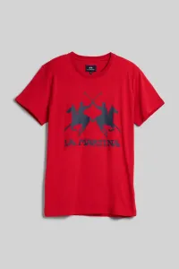 Tričko La Martina Man S/S T-Shirt Jersey Červená Xxxl