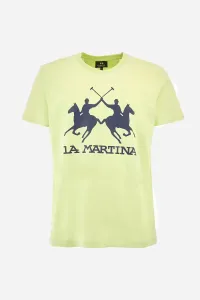 Tričko La Martina Man S/S T-Shirt Jersey Žltá M