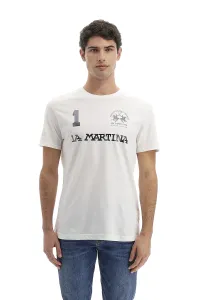 Tričko La Martina Man T-Shirt Jersey Biela M